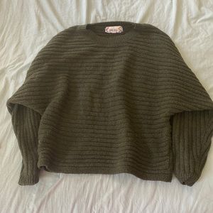 Olive green sweater